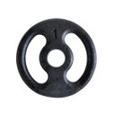 Ver imagem 1 de Anilha Ferro Fundido Pintada Fitness Academia 1,0 Kg