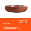 Ver imagem 3 de Vaso Bacia Safira Café 10 Terrano