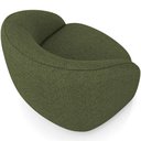 Ver imagem 7 de Poltrona Decorativa Giratória Angelina M03 Linho Verde - Lyam Decor