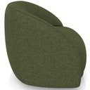 Ver imagem 6 de Poltrona Decorativa Giratória Angelina M03 Linho Verde - Lyam Decor
