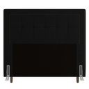 Ver imagem 1 de Cabeceira Cama Box Casal Queen Size Luxor 160cm com Tachas e Frame Corano Preto - Abmaza