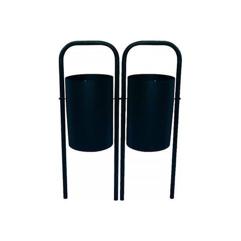 Lixeira Redonda para Coleta Seletiva em Parques E Pátios