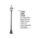 Ver imagem 2 de Poste Colonial para Jardim de Alumínio 2,95m