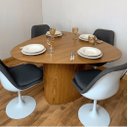 Ver imagem 3 de Mesa de Jantar Organica Amadeirada 1,10