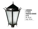 Ver imagem 2 de Luminária Colonial para Poste Francesa Grande em Alumínio