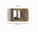 Ver imagem 2 de Guarda Roupa Brusque 6 Gavetas com Espelho - Cumaru