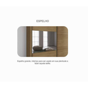 Ver imagem 2 de Guarda Roupa Brusque 6 Gavetas com Espelho - Cumaru