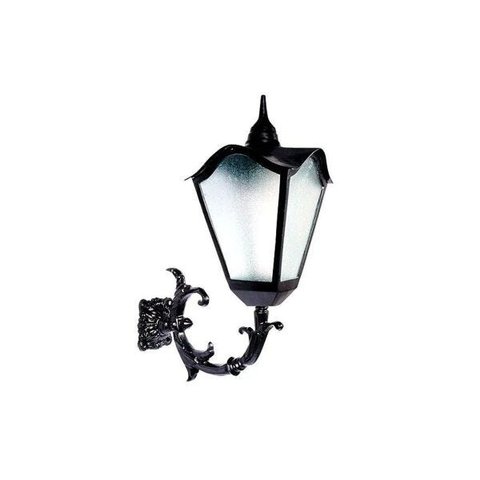 Luminária Colonial Romana Grande com Braço em Alumínio 80cm