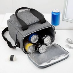 Bolsa Térmica Multiuso Marmita Cinza - 10