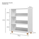 Ver imagem 4 de Estante Montessoriana 4 Prateleiras Branco - Olivar Móveis