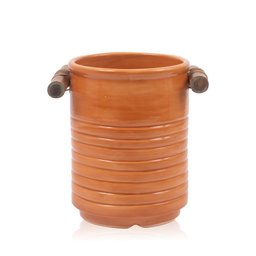 Pote para Colher de Pau Laranja - 1