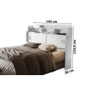 Ver imagem 3 de Cabeceira Jéssica Casal 1.4 Branco – VJ Móveis