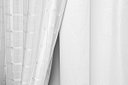 Ver imagem 4 de Cortina Voil xadrez Luxo com Forro Blackout PVC Branco 2,50M x 2,20M 100% Corta Luz com Ilhós Cromad