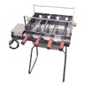 Churrasqueira Elétrica Slim Fibergrill Inox com 4 Espetos - 220v - 1