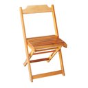 Ver imagem 2 de Conjunto Dobrável 70 x 70 com 4 Cadeiras Madeira Maciça Mista - Natural