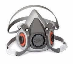 Kit Respirador Semi-facial 6200 3m (respirador + 2 Cartuchos 6003 + 2 Filtro 5n11 + 2 Retentores) - 2