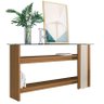 Sala Completa Bancada Suspensa, Aparador e Mesa de Centro Wild Supreme Naturale/Off White -PR Móveis - 6