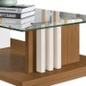 Sala Completa Bancada Suspensa, Aparador e Mesa de Centro Wild Supreme Naturale/Off White -PR Móveis - 10