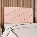 Ver imagem 2 de Cabeceira Casal 140 Cm com Frame Cristal Linho Rose Artte