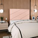 Ver mais imagens de Cabeceira Casal 140 Cm com Frame Cristal Linho Rose Artte