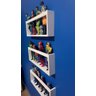 Prateleira Nicho Organizador Bonecos Heróis Estante Para Brinquedos Infantis Mdf 55cm - 4