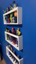 Ver imagem 4 de Prateleira Nicho Organizador Bonecos Heróis Estante Para Brinquedos Infantis Mdf 55cm