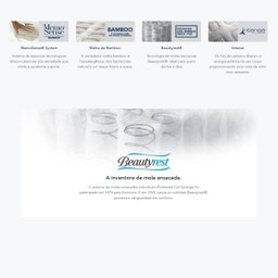 Colchão King Simmons Super Platinum Bamboo Dreamer D36 Firme 193x203 - 3