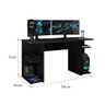 Mesa Para Computador Gamer Preto Carraro - 3