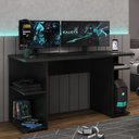 Ver imagem 2 de Mesa Para Computador Gamer Preto Carraro