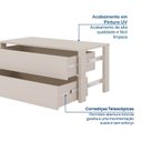 Ver imagem 4 de Gaveteiro 2 Gavetas 87cm Hera CabeCasa MadeiraOriginals Off White/Cream