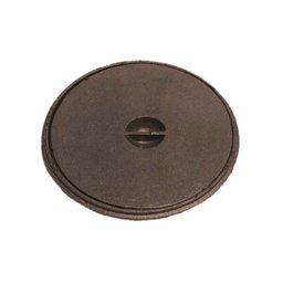 Tampa Tampão Chão Simples Redondo Ferro Cx Gordura 32x32cm - 1