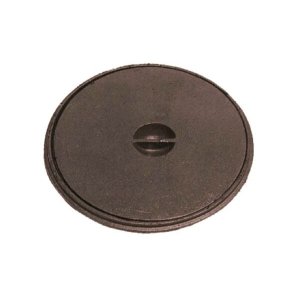 Tampa Tampão Chão Simples Redondo Ferro Cx Gordura 32x32cm