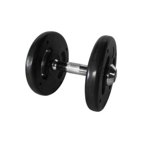 Dumbbell Injetado Com Pegada Cromada Academia Fitness 10kg
