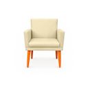 Ver imagem 1 de Poltrona Cadeira para Sala Confortável e Minimalista Paris em Suede