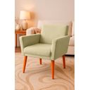 Ver imagem 2 de Poltrona Cadeira para Sala Confortável e Minimalista Paris em Suede