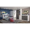 Ver imagem 4 de Cômoda 1 Porta de Correr 4 Gavetas 