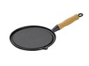 Ver imagem 1 de Bifeteira Chapa Ferro Fundido Redonda Lisa 23 Cm