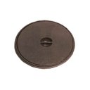 Ver imagem 1 de Tampa Tampão Chão Simples Redondo Ferro Cx Gordura 42x42cm