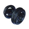 Dumbbell Emborrachado Treinamento Funcional Academia 20Kg - 1