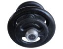 Ver imagem 2 de Dumbbell Pintado Pegada Emborrachada Academia Fitness 14kg