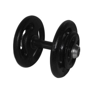 Dumbbell Pintado Pegada Emborrachada Academia Fitness 24kg