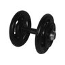 Dumbbell Pintado Pegada Emborrachada Academia Fitness 24kg - 1