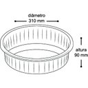 Ver imagem 2 de Bacia Com Alça Extra Grande 100 Litros Arqplast