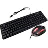Kit Home Office Teclado Bk-102 Exbom + Mouse Kp-m611 Knup - 1