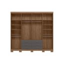Ver imagem 3 de Guarda Roupa 8 Portas 2ESP 6g Pé Master S. Andirá Bran