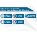 Ver imagem 2 de Colchão Solteiro Anjos Espuma D33 Orthosono Double Face (78x188x14) - 