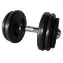 Ver imagem 1 de Dumbbell Injetado com pegada cromada 26 kg