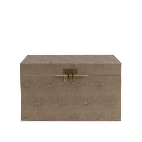 Baú Decorativo em Mdf com Revestimento em Pu 44,5cm 22594p Mart