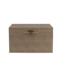 Ver imagem 1 de Baú Decorativo em Mdf com Revestimento em Pu 44,5cm 22594p Mart
