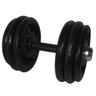 Dumbbell Pintado com pegada emborrachada 30 kg - 1